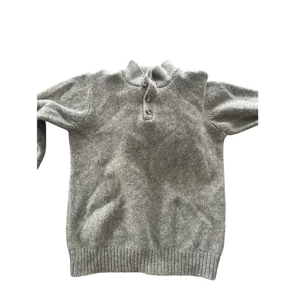 L.L. Bean Lambswool Pullover Sweater Mens Tagged Large Fits Like Medium Brown - Picture 4 of 13